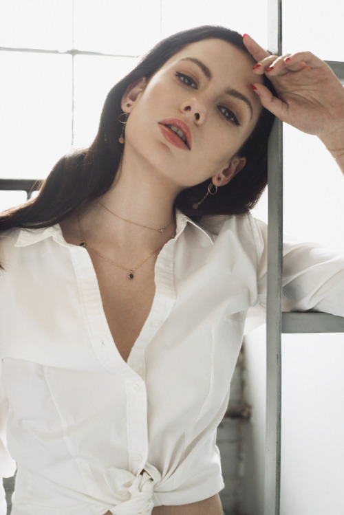 Sarah Nicole Harvey for the LN Jewelry debut collection shot by Tina Picard 