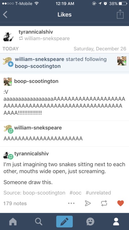 snoodlysneks: herpaderpatologist: boop-scootington: You want it you got it @william-snekspeare @tyra