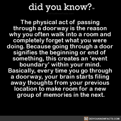 did-you-kno:  The physical act of passing