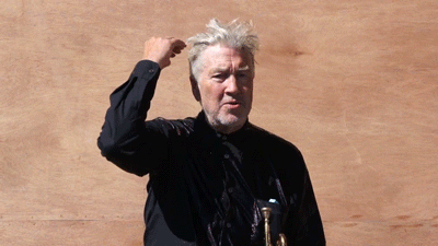andreii-tarkovsky:  David Lynch does the ALS Ice Bucket Challenge with iced coffee