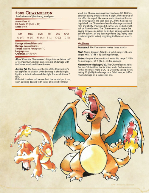 Revisions: Starter Trio#001-003 Bulbasaur, Ivysaur, and Venusaur#004-006 Charmander, Charmeleon, and