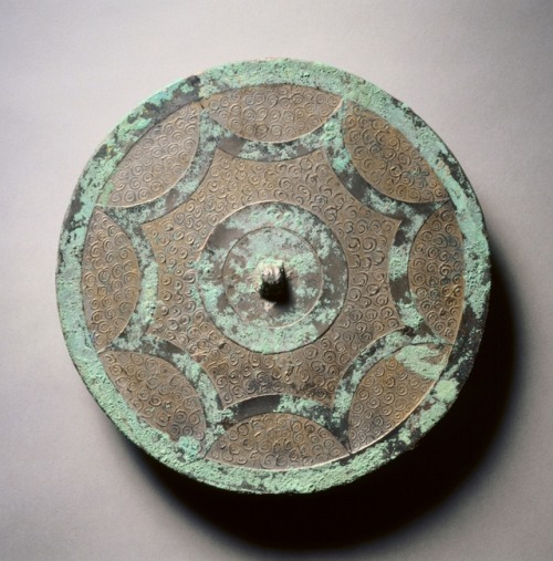 Mirror with Continuous Arcs against Whorl Pattern, 3, Cleveland Museum of Art: Chinese ArtSize: Diam