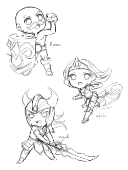 justduet:  more chibi sketches from stream :^) thanks for watching I’ll stream coloring tomorrow~