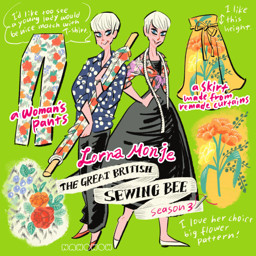 The Great British Sewing BeeI recently saw this reality show, and I loved Lorna Monje the participan