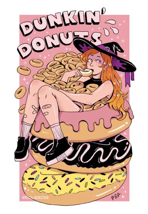 rolierose:Super shiny donut witch! ✨