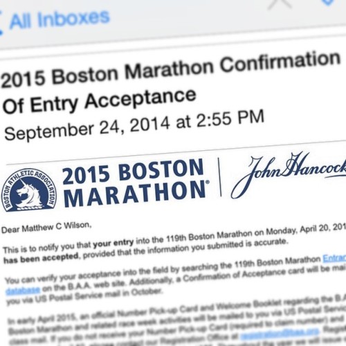 Thank you, Boston Athletic Association. Been waiting a while for this bad boy.