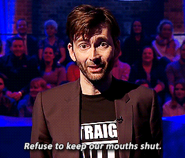 rogermackenzie: David Tennant Assures Us That Everything Will Be Alright (x)