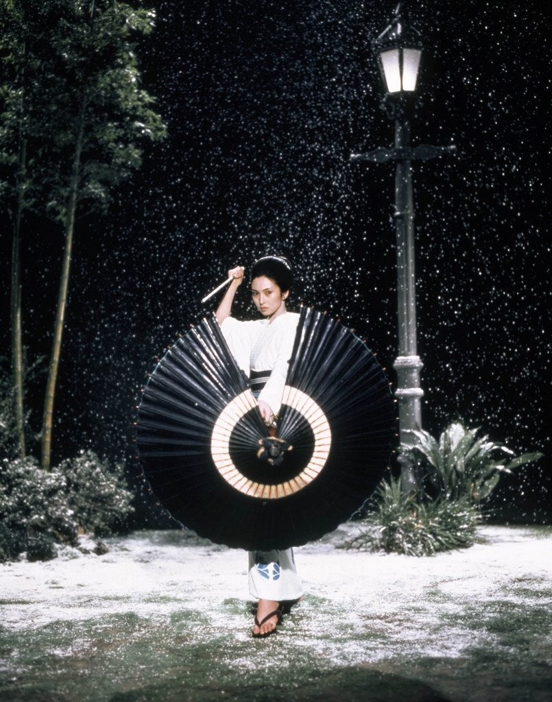 Meiko Kaji dans Lady Snowblood de Toshiya Fujita.