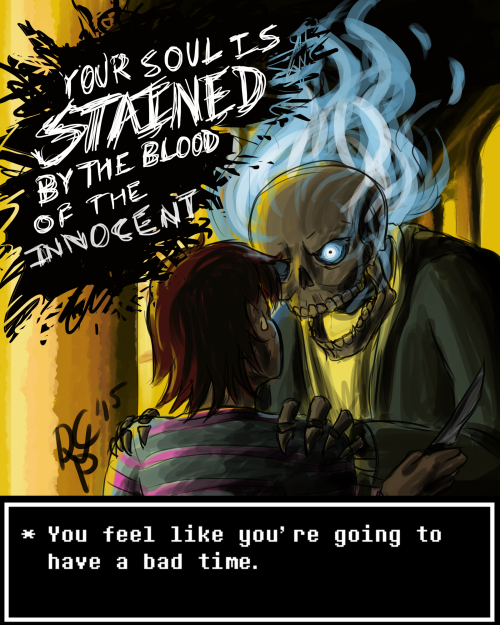 dirkcipher: Undertale AU where everything is exactly the same except Sans is Ghost Rider. lol XD
