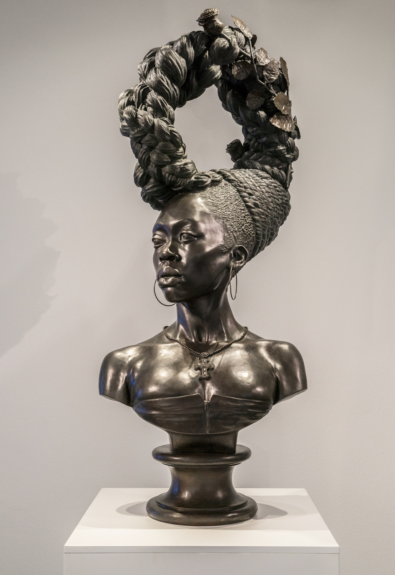 oncanvas:  Akilah Walker, Kehinde Wiley, 2015 Bronze144.8 x 55.9 x 66 cm (57 x 22