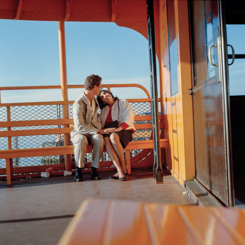 6am on the Staten Island Ferry, 1985 by Janet Delaney