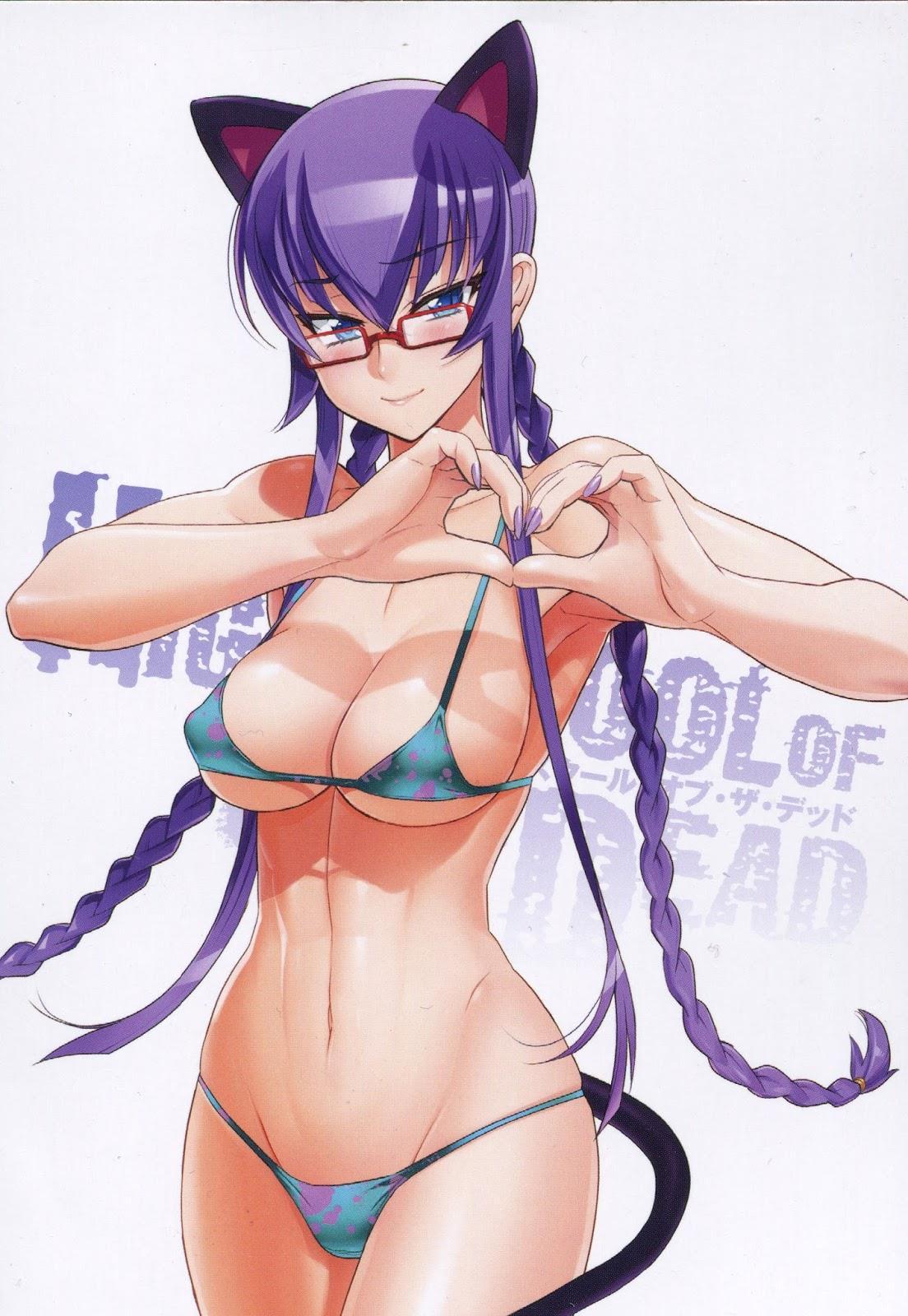 sexydollshouse:  Saeko Busujima H.O.T.D ~Highschool of the Dead~ by Shouji Sato