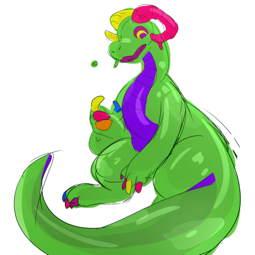 Gummy dragon