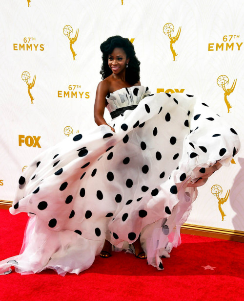 rootbeergoddess: prepfordwife:soph-okonedo: Teyonah Parris attends the 67th Annual Primetime Emmy Aw