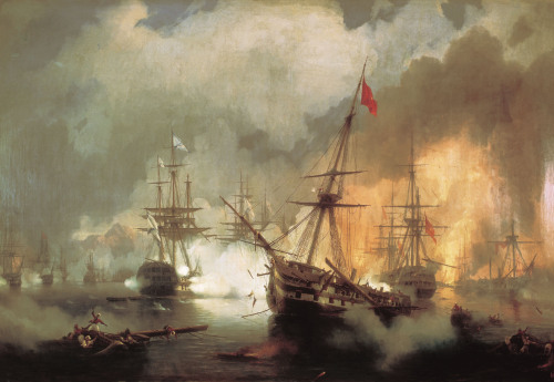 Ivan Aivazovsky Battle of Sinop Battle of Chios Battle of Navarino &ldquo;One of the most promi