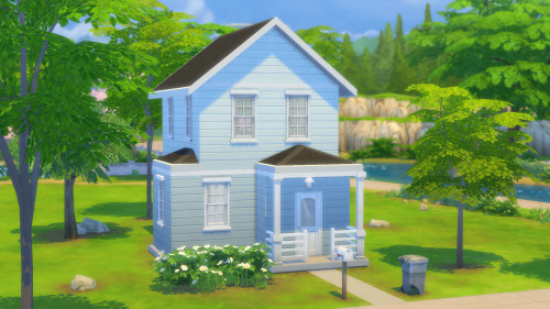 bare necessities1 bed 1 bath$13,169a cc-free, base game starter home for one sim. it’s a littl