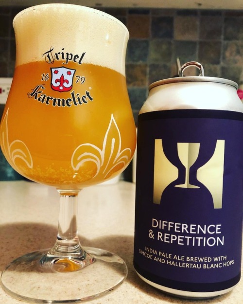 Difference and Repetition (IPA brewed with Simcoe and Hallertau Blanc Hops) - @hillfarmstead -  -  -