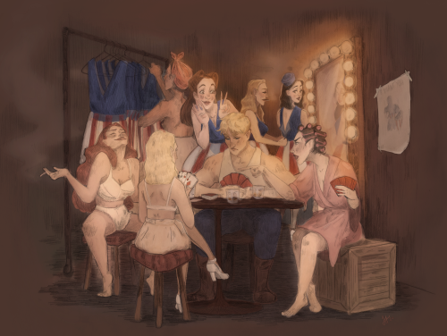 viridianjane:Steve Rogers &amp; USO Ladies 