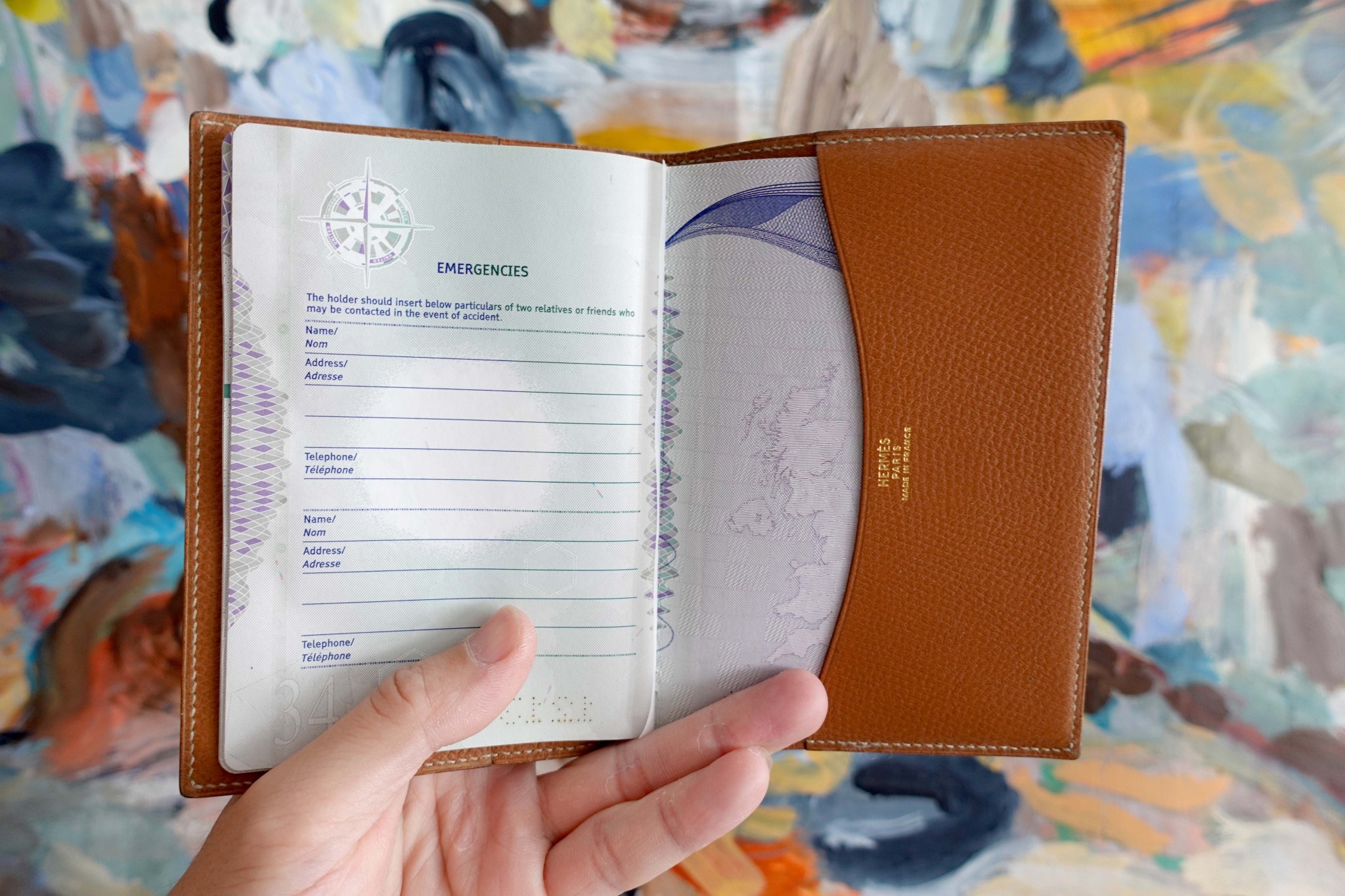 passport agenda cover