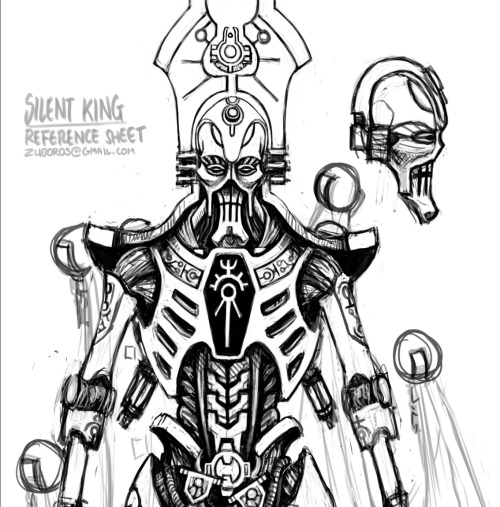 Part of a recent commission I&rsquo;ve been greenlit to share, a Silent King redesign to be used