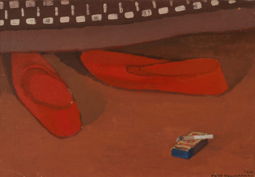 huariqueje: Red Slippers   -    Eero Nelimarkka, 1917  Finnish, 1891–1977 