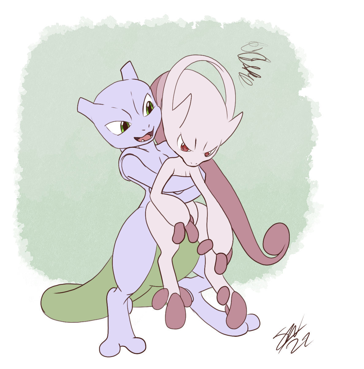 ✨Moxie2D on X: Remember when Mega Mewtwo Y was leaked and we all thought  it was Mewthree? I drew this back then  / X
