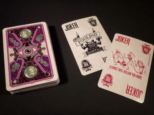 adventurelandia:Haunted Mansion Playing Cards