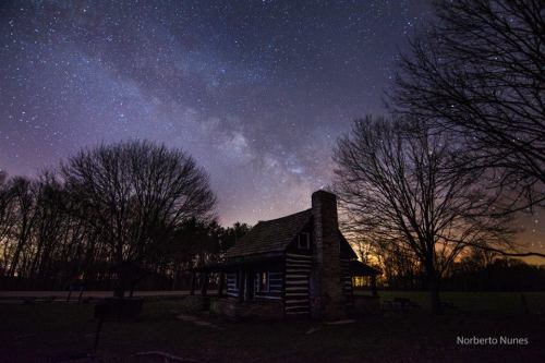 Galactic Chimney, Brown County, Indiana by Norbert Nunes