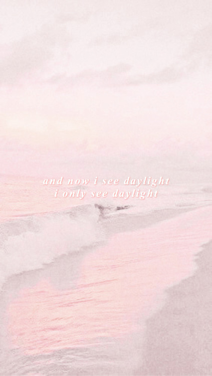 daylihgts: you gotta step into the daylight, and let it go. just let it go.