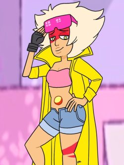 eyzmaster: Steven Universe - Skinny Jasper 05 by theEyZmaster  This started as Skinny as Doc from BTTF… but ended as Skinny as Jubilee from X-Men!    O oO &lt;3 &lt;3 &lt;3