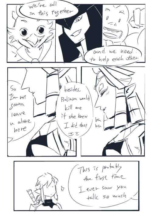 I Like To Think When Riju Is In Turmoil, Link Knows How To Help Her, Because He Went Through The Exact