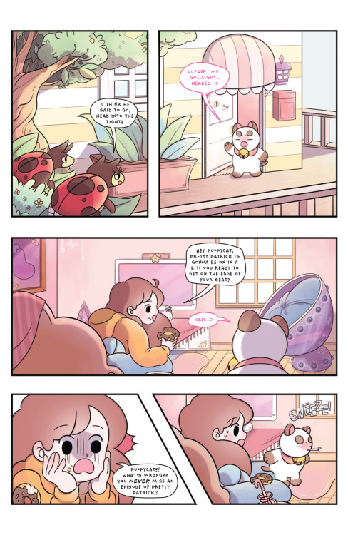 BEE AND PUPPYCAT #11PuppyCat is too sick to watch Pretty Patrick?!