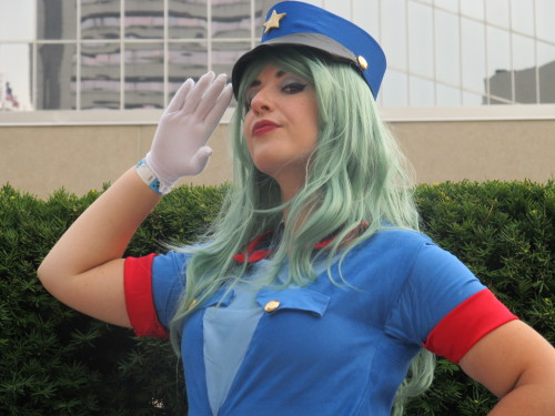 shade041:Otakon 2014 - Officer Jenny and Nurse JoyOfficer Jenny: wiggglytuffNurse Joy: hotgiraffes