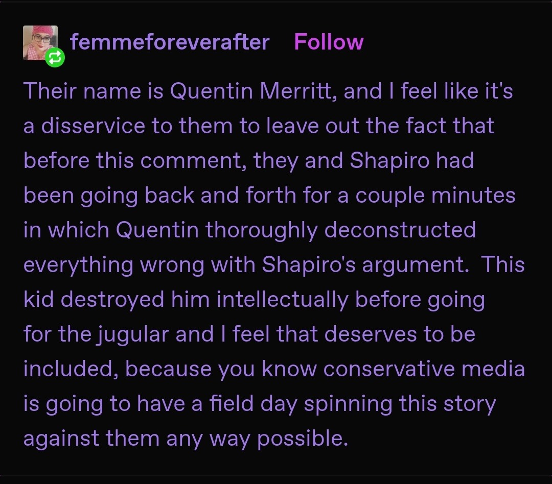 succubi-tch:qiyra:yellowmonday-deactivated2022120:yellowmonday-deactivated2022120:yellowmonday-deactivated2022120:somebody called ben shapiro a bozo to his face. great fucking dayactually their exact words were “you sound like a bozo, bro. and you get