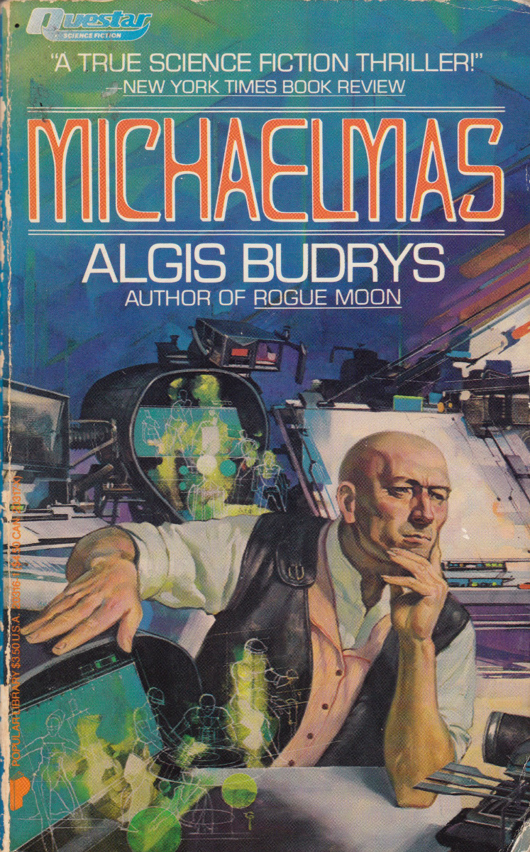 Michaelmas, by Algis Budrys (Popular Library, 1986). From a second-hand book stall