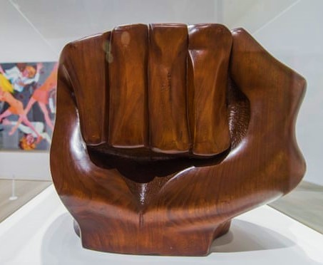 luvrumcake: The sculpture Black Unity 1968, by Elizabeth Catlett, in the Soul of a Nation exhibition