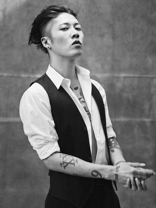 miyavi. photography for interview magazine by robbie fimmano with styling by sarah ellison-prat