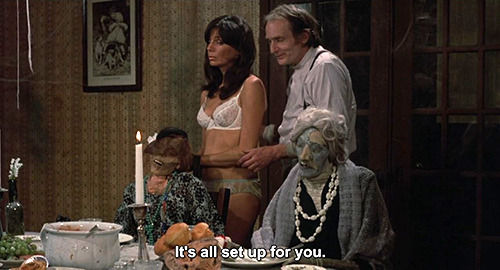 classichorrorblog:Personal Favorite Horror Movie Moments#27.  Deranged |1974| Alan Ormsby and Jeff G