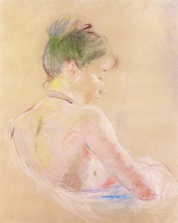 lonequixote:  Girl with Bare Shoulders ~ Berthe