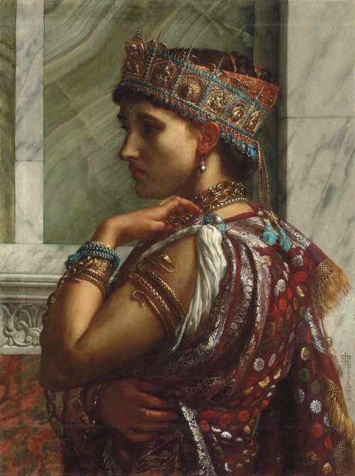 arjuna-vallabha: Zenobia Captive, Edward John Poynter 