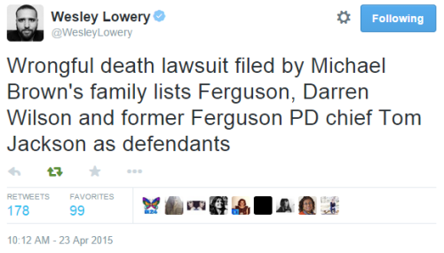 fweetpwuffyfatday: iwriteaboutfeminism: The family of Michael Brown and their attorney, Anthony Gray