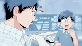 shotous:If you admire me Tenya, then I might be an amazing hero after all! 