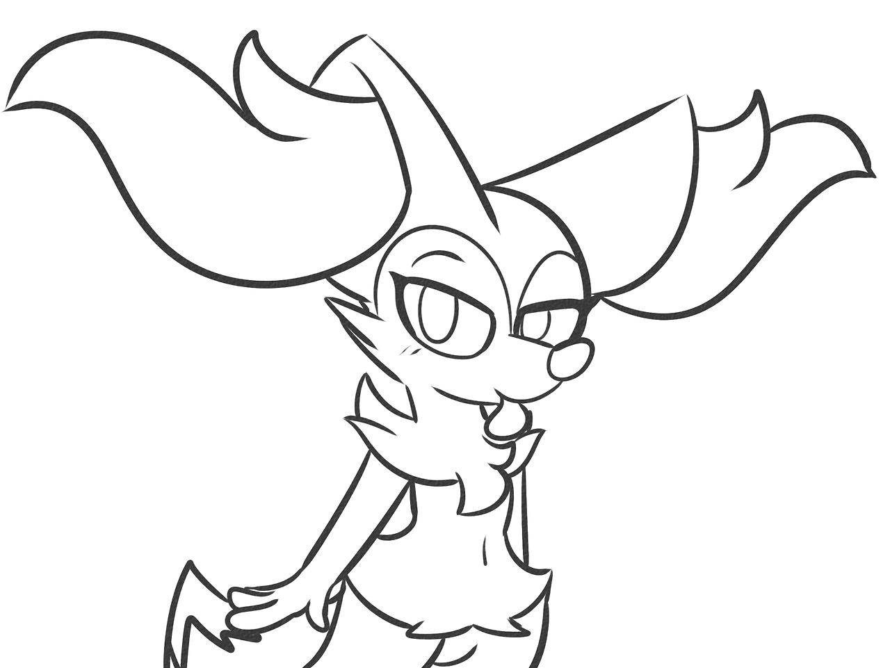 mrdegradation:Sneaking a sketch of the waifu before work Yasgud~