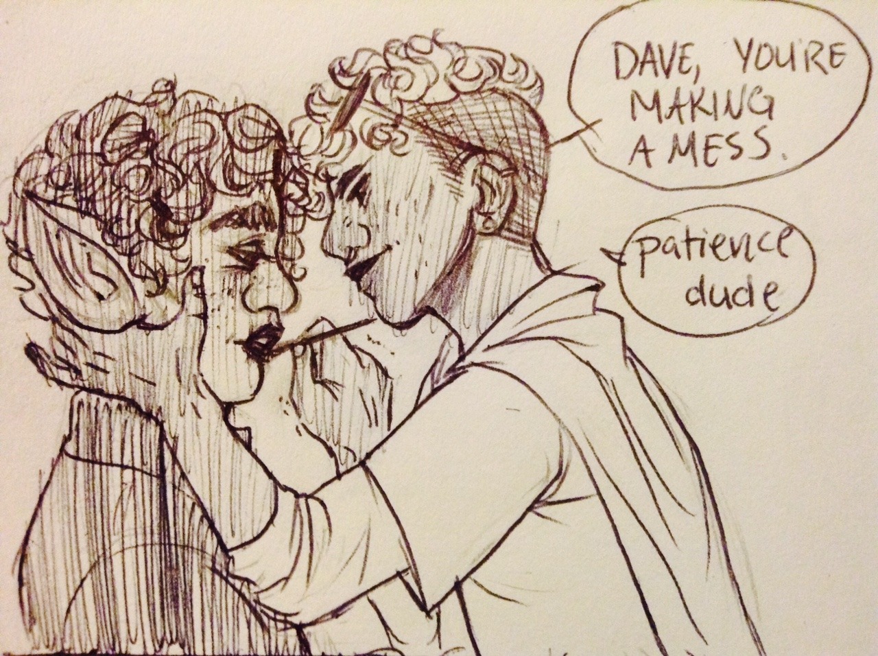 the-lady-kagerou:  so dong666 posted smth about dave and karkat using makeovers as