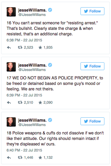 salon:  Read Jesse Williams’ epic Twitter adult photos