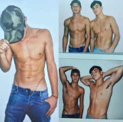 male-celebs-naked:  Cameron Dallas and Grayson Dolan