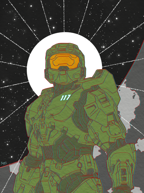 briarfox13: Saviour Happy 20th birthday to Master Chief and Halo!! The Halo franchise is o