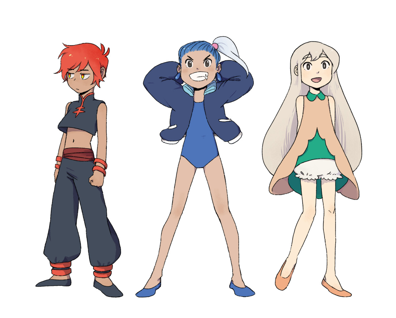 maggielesoup:   I thought about a Magical Girl show when I designed them.. idk is
