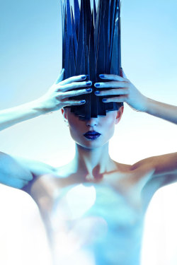 Stormtrooperfashion:  Fresh Looks: Klaudia Kuśmierz In “Electric Blue” By Magda