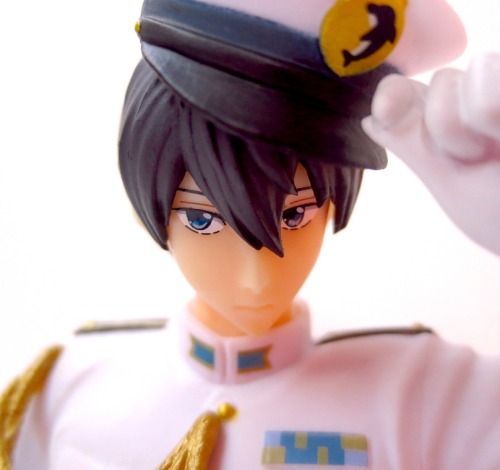 sunyshore:  The new military uniform Haruka Nanase scale figure by Taito is here!!!! And it’s completely gorgeous!! Detailed and handsome and beautiful and handsome, and handsome… and I think I need a moment to myself… (*’▽’) I have a few